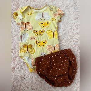 Carters Butterfly Outfit Set